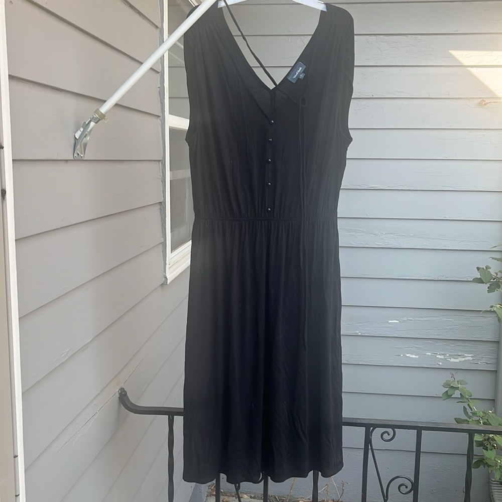 New ModCloth button midi dress 1x